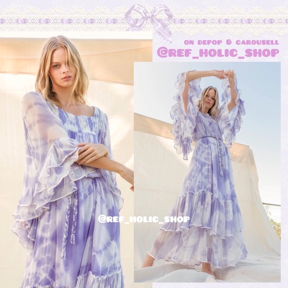 fillyboo Love Street Kimono Tie Dyed Maxi Dress - Picture 3 of 8